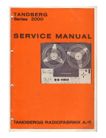 Tandberg 2000 - Service Manual 